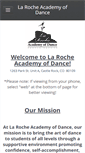 Mobile Screenshot of larocheacademyofdance.com